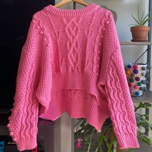 ASOS heavyweight knit crop sweater